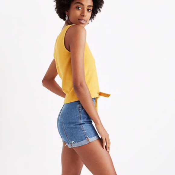 MADEWELL High-Rise Denim Shorts NWT - Picture 8 of 8